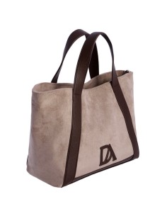 BOLSO-MANO-ANTELINA-TAUPE-CREMALLERA-TRASERA-ASA-BANDOLERA-REGULABLE-MUSA-DON-ALGODÓN 2