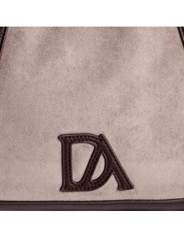 BOLSO-MANO-ANTELINA-TAUPE-CREMALLERA-TRASERA-ASA-BANDOLERA-REGULABLE-MUSA-DON-ALGODÓN