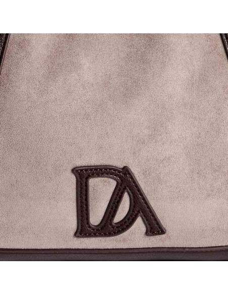 BOLSO-MANO-ANTELINA-TAUPE-CREMALLERA-TRASERA-ASA-BANDOLERA-REGULABLE-MUSA-DON-ALGODÓN