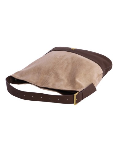 BOLSO-ASA-MANO-ANTELINA-TAUPE-MARRÓN-COMPARTIMENTO-TRASERO-BAILEY-DON-ALGODÓN