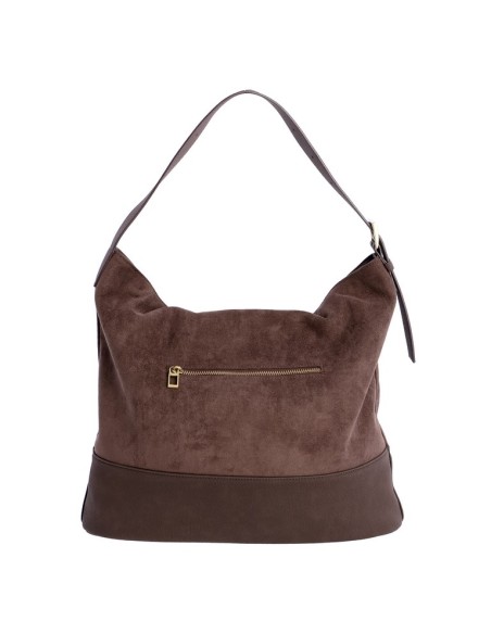 BOLSO-ASA-MANO-ANTELINA-MARRÓN-COMPARTIMENTO-TRASERO-BAILEY-DON-ALGODÓN