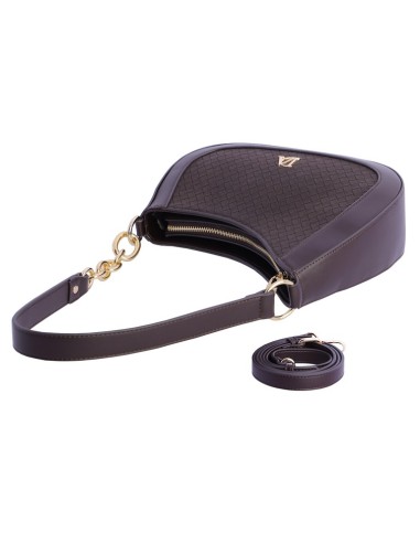 BOLSO ASIMÉTRICO MARRÓN CHIARA DON ALGODÓN