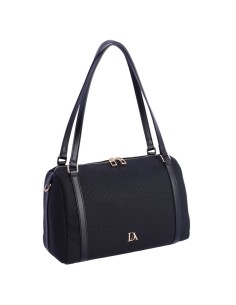 SHOPPER-NEGRO-TRENZADO-ASAS-HOMBRO-ASA-BANDOLERA-COMPARTIMENTO-TRASERO-RIO-DON-ALGODÓN 2