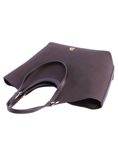 SHOPPER-MARRÓN-TRENZADO-ASAS-HOMBRO-NECESER-INTERIOR-NORA-DON-ALGODÓN
