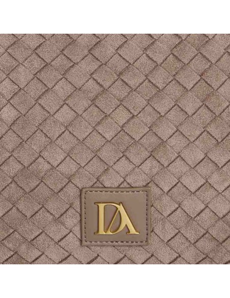 BOLSO-HOMBRO-TAUPE-TRENZADO-ANTELINA.HONEY-DON-ALGODÓN