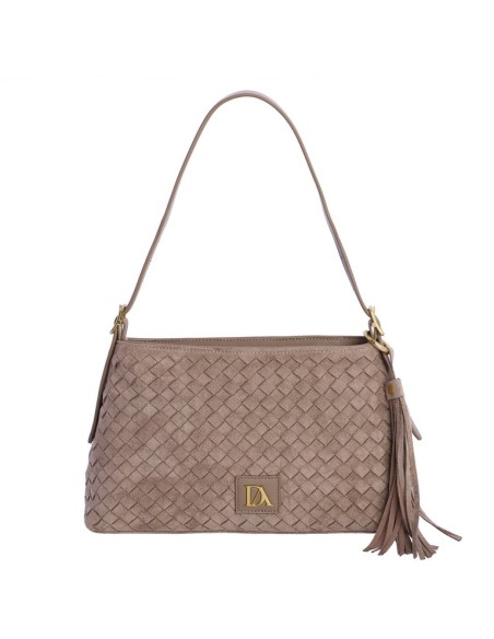 BOLSO-HOMBRO-TAUPE-TRENZADO-ANTELINA.HONEY-DON-ALGODÓN