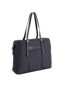BOLSO-SHOPPER-NYLON-NEGRO-DOS-ASAS-HOMBRO-ASA-BANDOLERA-COMPARTIMENTO-TRASERO-CALA-DON-ALGODÓN 2