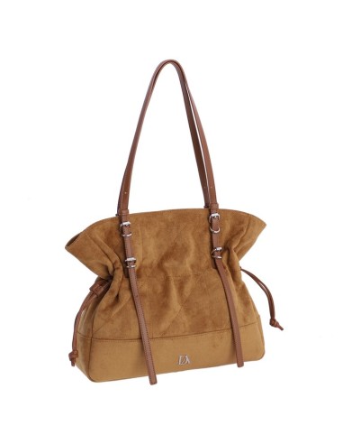 BOLSO HOMBRO CUERO SARA DON ALGODÓN