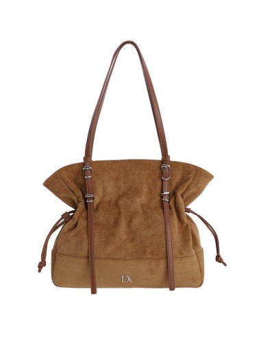 BOLSO-HOMBRO-CUERO-CIERRE-CORDONES-AJUSTABLES-SARA-DON-ALGODÓN