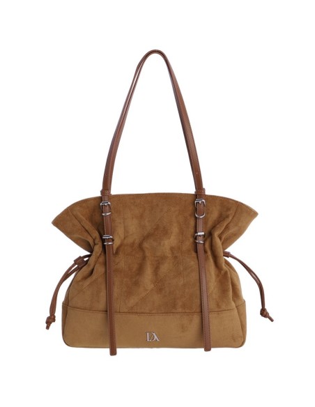 BOLSO-HOMBRO-CUERO-CIERRE-CORDONES-AJUSTABLES-SARA-DON-ALGODÓN