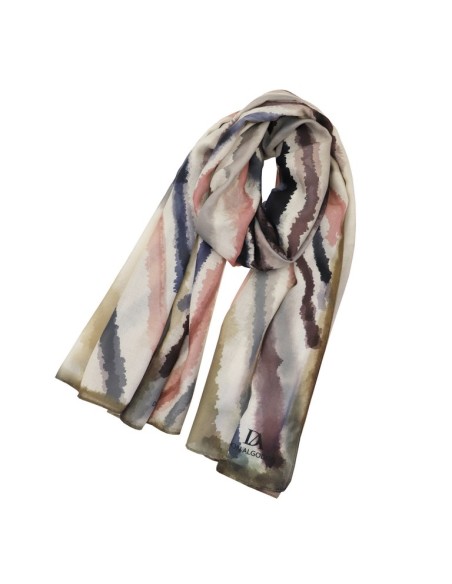 PAÑUELO-RECTANGULAR-MULTICOLOR.PINCELADAS-BLANCA-DON-ALGODÓN