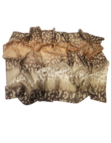 PAÑUELO-RECTANGULAR-TONOS-MARRONES-ANIMAÑL-PRINT-LEO-DON-ALGODÓN