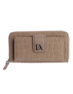 CARTERA-BEIGE-DOS-COMPARTIMENTOS-CREMALLERA-FRONTAL-ALTEA-DON-ALGODÓN