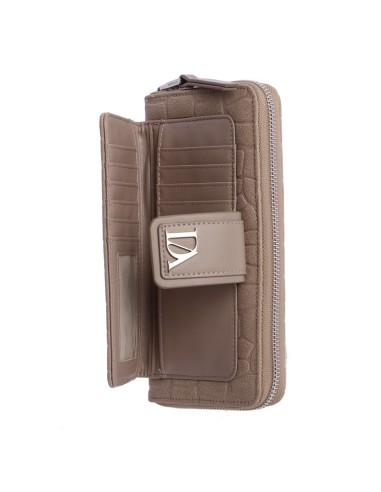 CARTERA-BEIGE-DOS-COMPARTIMENTOS-CREMALLERA-FRONTAL-ALTEA-DON-ALGODÓN