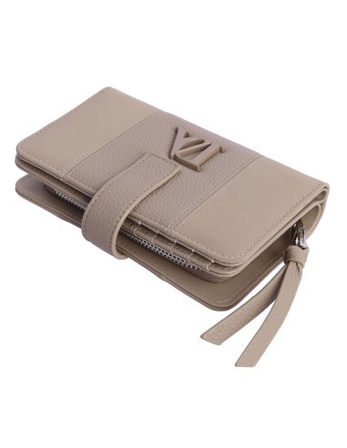 CARTERA-BEIGE-DOBLE-COMPARTIMENTO-ASTER-DON-ALGODÓN