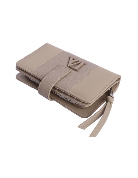 CARTERA-BEIGE-DOBLE-COMPARTIMENTO-ASTER-DON-ALGODÓN