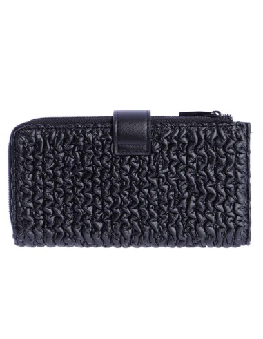 CARTERA-NEGRO-TEXTURIZADO-METALIZADO-JAZMÍN-DON-ALGODÓN