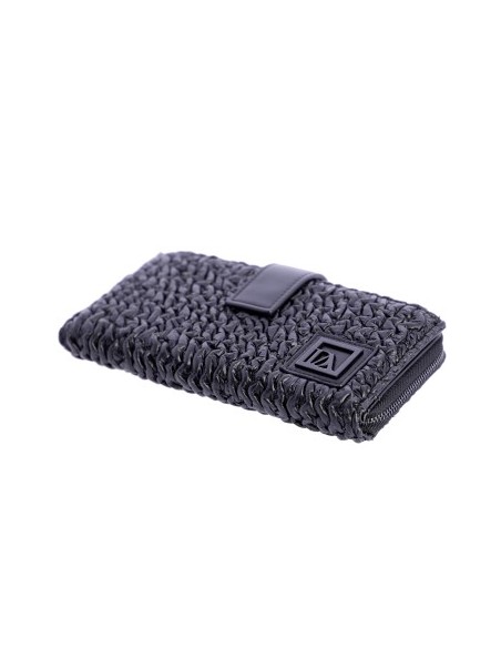 CARTERA-NEGRO-TEXTURIZADO-METALIZADO-JAZMÍN-DON-ALGODÓN