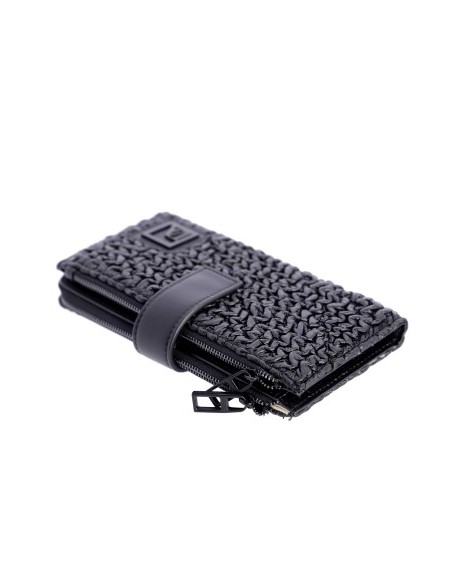 CARTERA-NEGRO-TEXTURIZADO-METALIZADO-JAZMÍN-DON-ALGODÓN