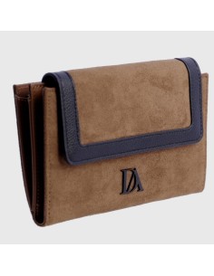 BILLETERO-ANTELINA-CAMEL-DOBLE-COMPARTIMENTO-KATA-DON-ALGODÓN 2
