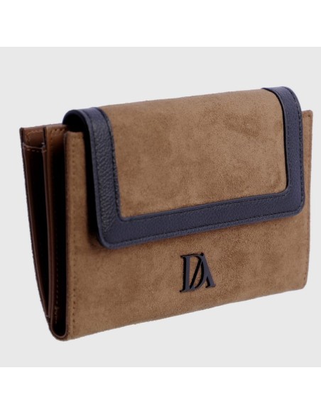 BILLETERO-ANTELINA-CAMEL-DOBLE-COMPARTIMENTO-KATA-DON-ALGODÓN