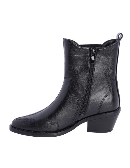 BOTINES-COWBOY-NEGROS-BORDADOS-ELÁSTICO-DON-ALGODÓN