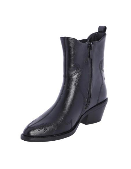 BOTINES-COWBOY-NEGROS-BORDADOS-ELÁSTICO-DON-ALGODÓN