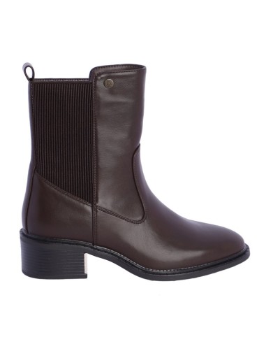 BOTINES-MARRÓN-OSCURO-ELÁSTICO-LATERAL-CREMALLERA-DON-ALGODÓN