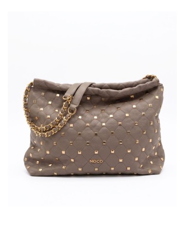 BOLSO-SACO-PESPUNTES-ROMBOS-TACHUELAS-CUADRADAS-DORADOS-ASAS-COMBINADAS-NOCO-COMPLEMENTOS