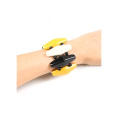 PULSERA-ELÁSTICA-TRICOLOR-PIEZAS-RESINA-LOLA-CASADEMUNT 2