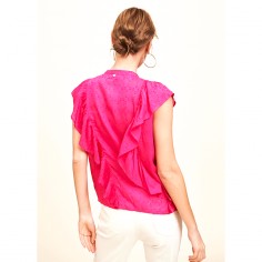 CAMISA-VOLANTES-SIN-MANGAS-FUCSIA-LOLA-CASADEMUNT 2