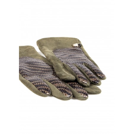 GUANTES-ECOPIEL-ESTAMPADO-CEBRA-KAKI-LOLA-CASADEMUNT